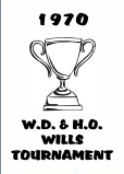 1970 W.D. & H.O. WILLS TOURNAMENT