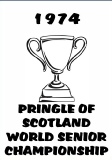 1974 PRINGLE OF SCOTLAND WORLD SENIOR CHAMPIONSHIP