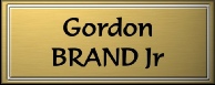 Gordon BRAND Jr